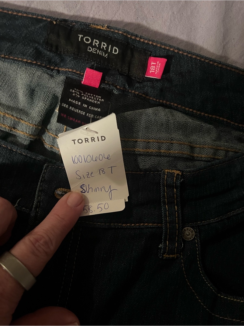 torrid Indigo Skinny Jeans